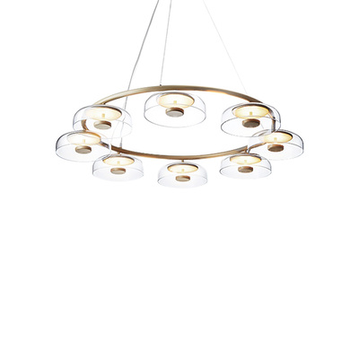 LED Pendant Chandelier | Replica Blossi | Glass 8 Heads 