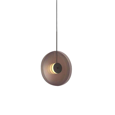 LED Designer Pendant Lamp | Eclipse Vertical Glass 