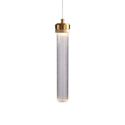 LED Pendant Lamp | Brass Mold | Vintage Glass Shade