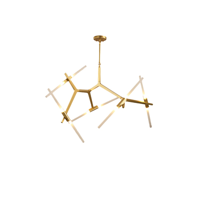 LED Pendant Lamp | Agnes Chandelier Replica | 10 Heads | Gold