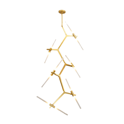 LED Pendant Lamp | Agnes Chandelier Replica | 12 Heads | Gold