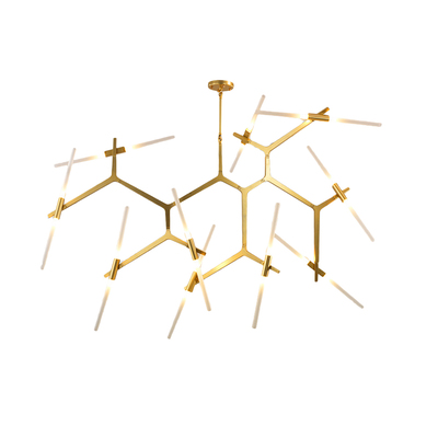 LED Pendant Lamp | Agnes Chandelier Replica | 20 Heads | Gold