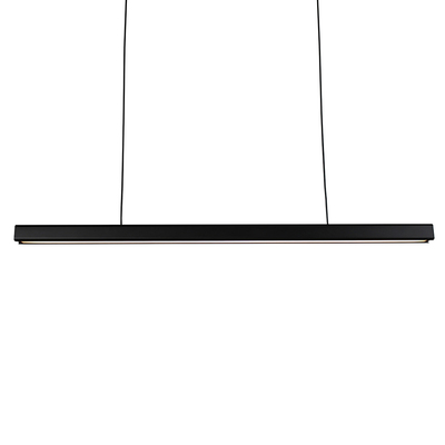 Mu Metal LED Pendant Lamp | Linear 1.5M 60W | Matt Black