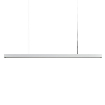 Mu Metal LED Pendant Lamp | Linear 1.5M 60W | Matt White 4000K