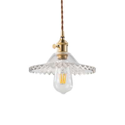 MF Lighting Vintage Pendant Lamp | Casting Glass | Clear Glass