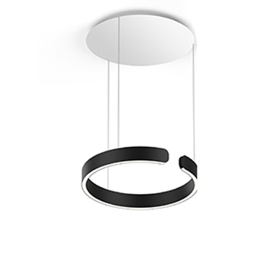 Lectory LED Pendant Lamp | Replica Mito | Gesture Control Dimmable Color Change | Height Adjustable | Black 