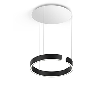 Lectory LED Pendant Lamp | Replica Mito | Gesture Control Dimmable Color Change | Height Adjustable | Black