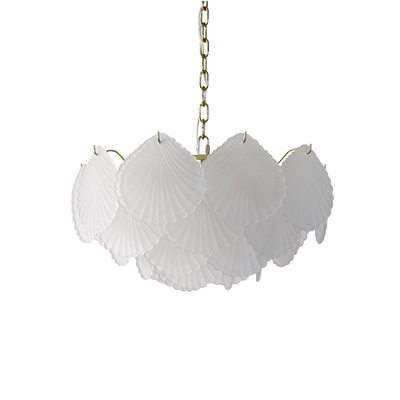 Lectory LED Pendant Lamp | Sea Shells Mulity Heads Chandelier | Matt Frosted Glass
