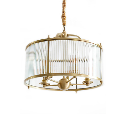 Lectory LED Pendant Lamp | Brass Lantern | Glass Shade With Brass Handle