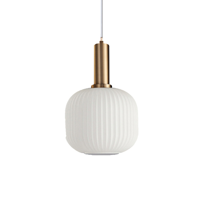 Lectory LED Pendant Lamp | Brass Holder Amberina | Frosted white 