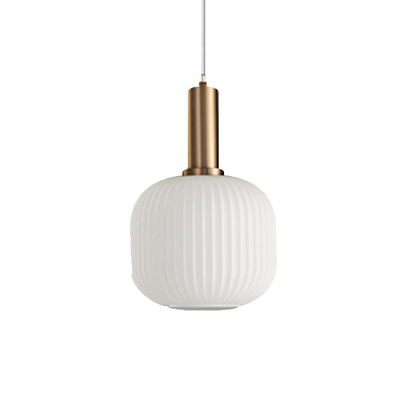 Lectory LED Pendant Lamp | Brass Holder Amberina | Frosted white
