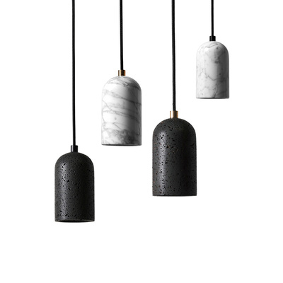 BENTU LED Stone Pendant Lamp | U - Cylinder | 3W E27 Socket | B13210
