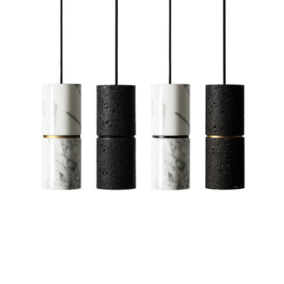 BENTU LED Stone Pendant Lamp | Cylinder | 3W E27 Socket | B15110