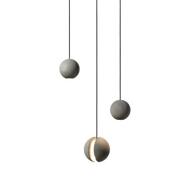 LED Concrete Pendant Lamp | Moon | 2W | C144001/2