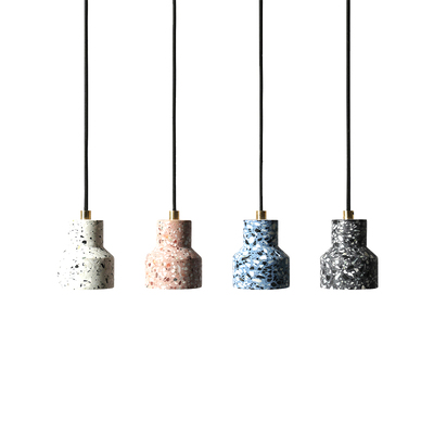 LED Terrazzo Pendant Lamp | Classic Bell | 3W E27 Socket | C14