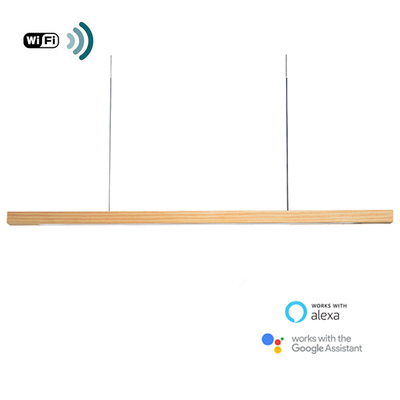 PTLIFE Smart Wooden Pine Pendant - 1.2M / 1.5M / 1.8M | WIFI | Google Home | Alexa Compatible