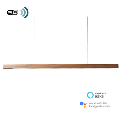 PTLIFE Smart Wooden Walnut Pendant | 1.2M / 1.5M / 1.8M | WIFI | Google Home | Alexa Compatible