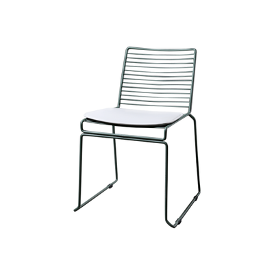 Metal Dining Chair | Indoor / Outdoor | Cyder Green | Design By Hee Welling