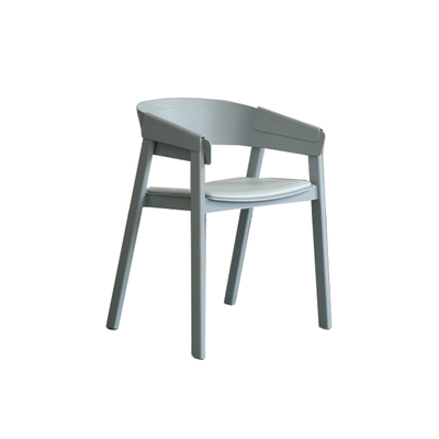 Lectory Scandinavian Replica Arm Chair | Cover | Grey Oak Plywood