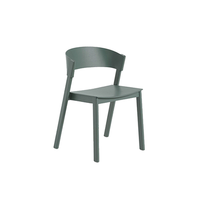 Lectory Scandinavian Replica Side Chair | Cover | Green Oak Plywood 