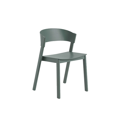Lectory Scandinavian Replica Side Chair | Cover | Green Oak Plywood