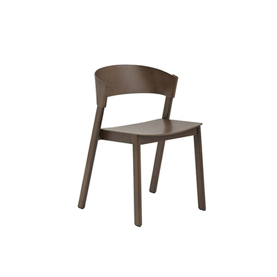 Lectory Scandinavian Replica Side Chair | Cover | Brown Oak Plywood
