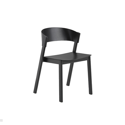 Lectory Scandinavian Replica Side Chair | Cover | Black Oak Plywood