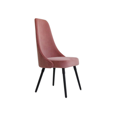 Lectory Highness Dining Chair | Highback Velvet Lotus Pink 