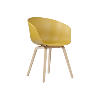 Danish Dining Chair | AAC22 | Beech Frame | Mustard Yellow