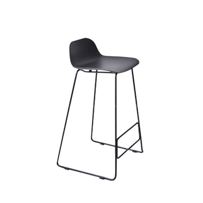 Danish Bar Stool | Muno Metal Frame | 75 CM | Black | Scandinavian Kitchen Dinning
