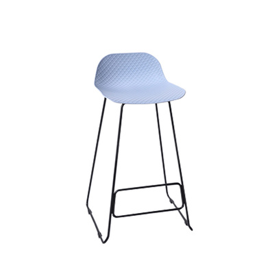 Danish Barstool | Muno Metal Frame | 75cm | Light Blue | Scandinavian Kitchen Dinning