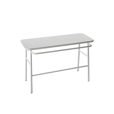 Danish Barstool | Hang by Ex.t Metal Frame Low Stool | White 50cm