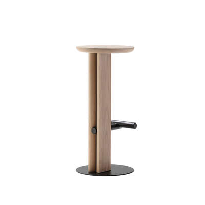 Replica Bar Stool | Rook | Oak Timber Frame | Natural Oak Finish