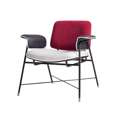 Lectory Miliano Armchiar Chair | Replica Baxter Multi Colour Tubular Steel Frame