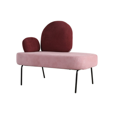 Lectory Simplify Cobblestone Chaise Longue | Multi Colour Fabric 