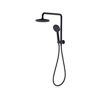 Shower Station | 2 In 1 | Round Head 250mm | Standard | Black 