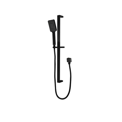 Shower Station | Shower On Rail | Squire Head | 3 Functions | Black 