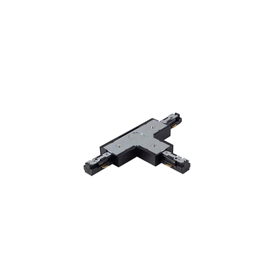 T Shape Conner Connector for 3 Wire Track | White / Black 