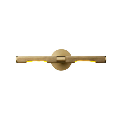 Lectory LED Wall Lamp | Brass Twin Heads | Bar shape | Bathroom /  Bedroom 