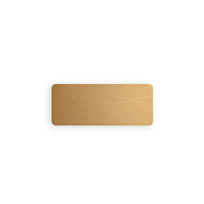 Lectory LED Wall Lamp | Minimalist Rectangle | 12W Horizontal | Brass Brush Finish 