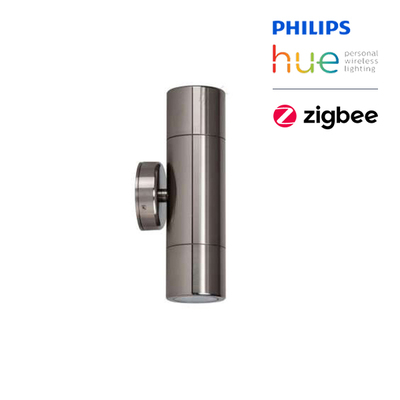 10W LED Smart Zigbee RGB Wall Pillar Lamp | IP65 | Titanium | Up & Down Beams