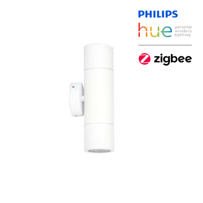 10W LED Smart Zigbee RGB Wall Pillar Lamp | IP65 | White | Up & Down Beams