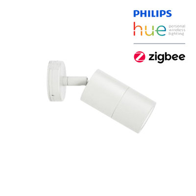 5W LED Smart Zigbee RGB Wall Spot Lamp | IP65 | White | Single Head Adjustable