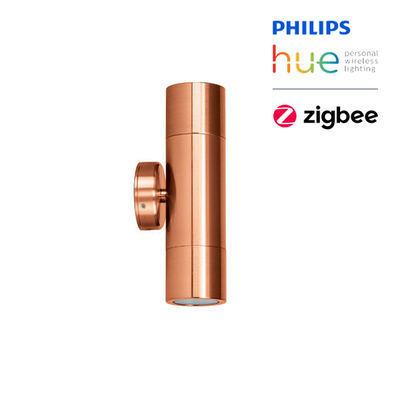 10W LED Smart Zigbee RGB Wall Pillar Lamp | IP65 | Copper | Up & Down Beams