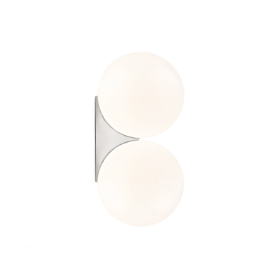 LED Wall Lamp | Replica SS150 | Twin Head | Silver Base | 30.4 x 15cm