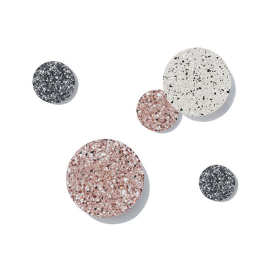 BENTU O2 LED Terrazzo Wall Lamp | Circle Light | C134121