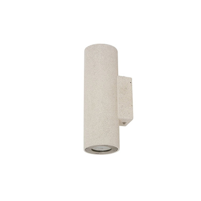 16W Exterior Wall Pillar Lamp | Concrete Up & Down | White