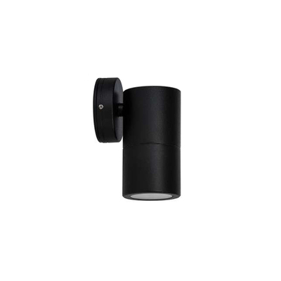 LED Exterior Wall Pillar Lamp | 9W Fixed Down | IP 65 Black