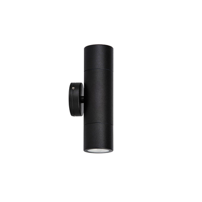 LED Exterior Wall Pillar Lamp | 18W Up & Down | IP 65 Black | 