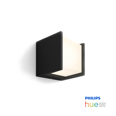 Philips Hue Fuzo | 15W Outdoor Wall Lamp | Small